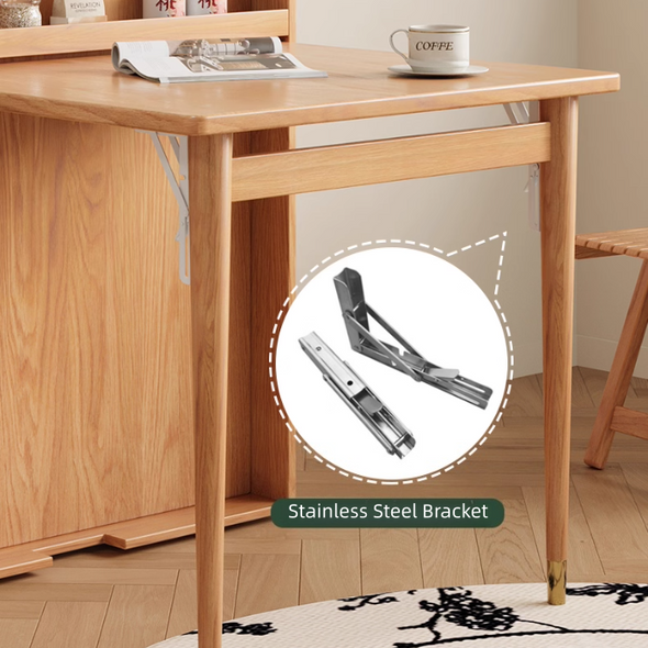 Space-Saving 3-in-1 Foldable Desk with Hidden Bed