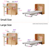 Space-Saving 3-in-1 Foldable Desk with Hidden Bed