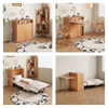 Space-Saving 3-in-1 Foldable Desk with Hidden Bed