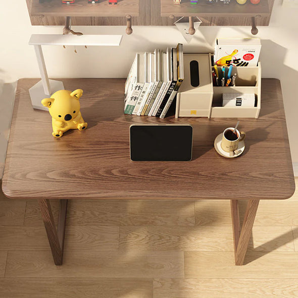 Space Saving Solid Wood Folding Desk