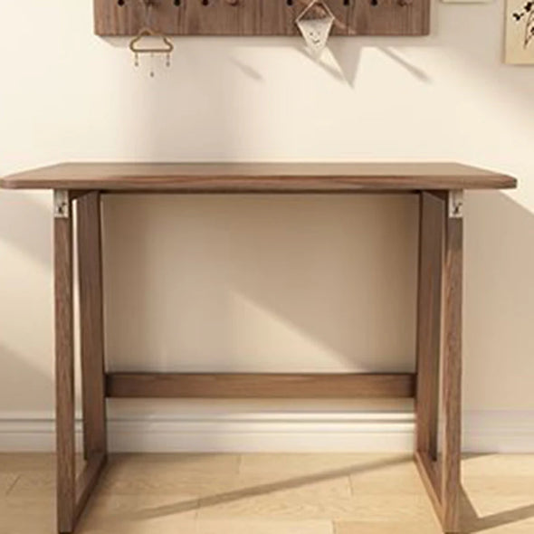 Space Saving Solid Wood Folding Desk