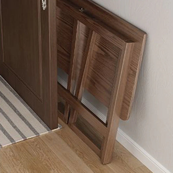 Space Saving Solid Wood Folding Desk
