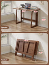 Space Saving Solid Wood Folding Desk