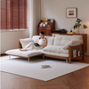Versatile 3-in-1 Cloud Sofa Bed with Built-In Side Storage