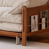 Versatile 3-in-1 Cloud Sofa Bed with Built-In Side Storage