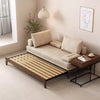Japandi Movable Back Cushions Pull Out Sofa Bed