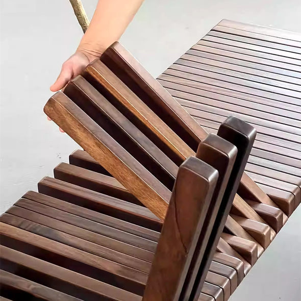 Creative Foldable Wooden Bench