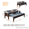 Multifunction Solid Wood Arhat Sofa Bed