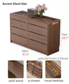 Light Luxury Extendable Vanity Table with 8-Drawer Accent Chest