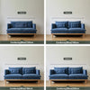 Upholstered Corduroy Sleeper Sofa Bed