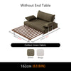 Modern Separate Pull-Out Sofa Bed with Armrest End Table