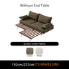 Modern Separate Pull-Out Sofa Bed with Armrest End Table