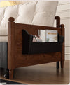 MARKSI Printed Fabric Sofa Bed with Rotating Armrest Table and Portable Storage Box