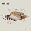 New and Upgrade SERENIT Solid Wood Frame Sofa Bed