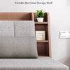 Convertible Sofa Bed with Backrest Storage Rack