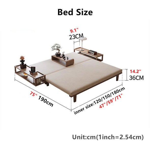 Zen Transform Sofa Bed with Chabudai Table