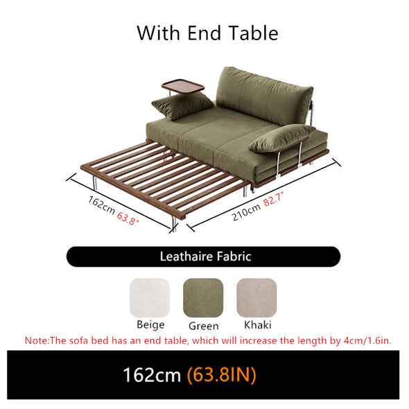 Modern Separate Pull-Out Sofa Bed with Armrest End Table