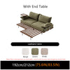 Modern Separate Pull-Out Sofa Bed with Armrest End Table