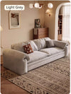 Multifunctional Matte Fabric Sleeper Sofa Bed with Underneath Storage