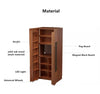Solid Wood Double Door Kitchen Pantry Cabinet