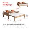 Multifunction Solid Wood Arhat Sofa Bed