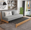 Solid Wood Frame Modern Convertible Sofa Bed