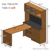 Sideboard Cabinet with Extendable Table