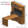 Sideboard Cabinet with Extendable Table