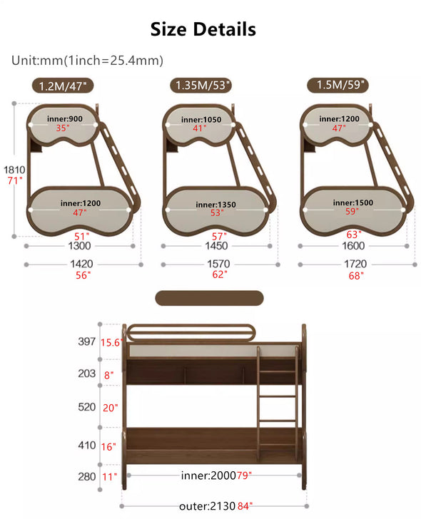 Twin over Full Bunk Bed with Underneath Storage Trundle and Drawer Stairs