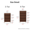 Solid Wood  Bookcase with Tempered Glass Flip-Up Doors