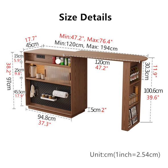 360 Degree Rotating Bar Table With Cabinet and Stools