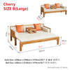 Multifunction Solid Wood Arhat Sofa Bed