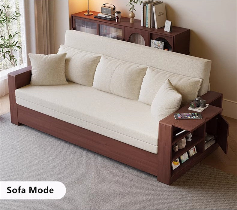 Multifunction Sofa Bed with Remote Controlled Lifting Coffee Table ...