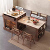 Telescopic Kitchen Island Table