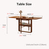 Extendable Tabletop Solid Wood Dining Table