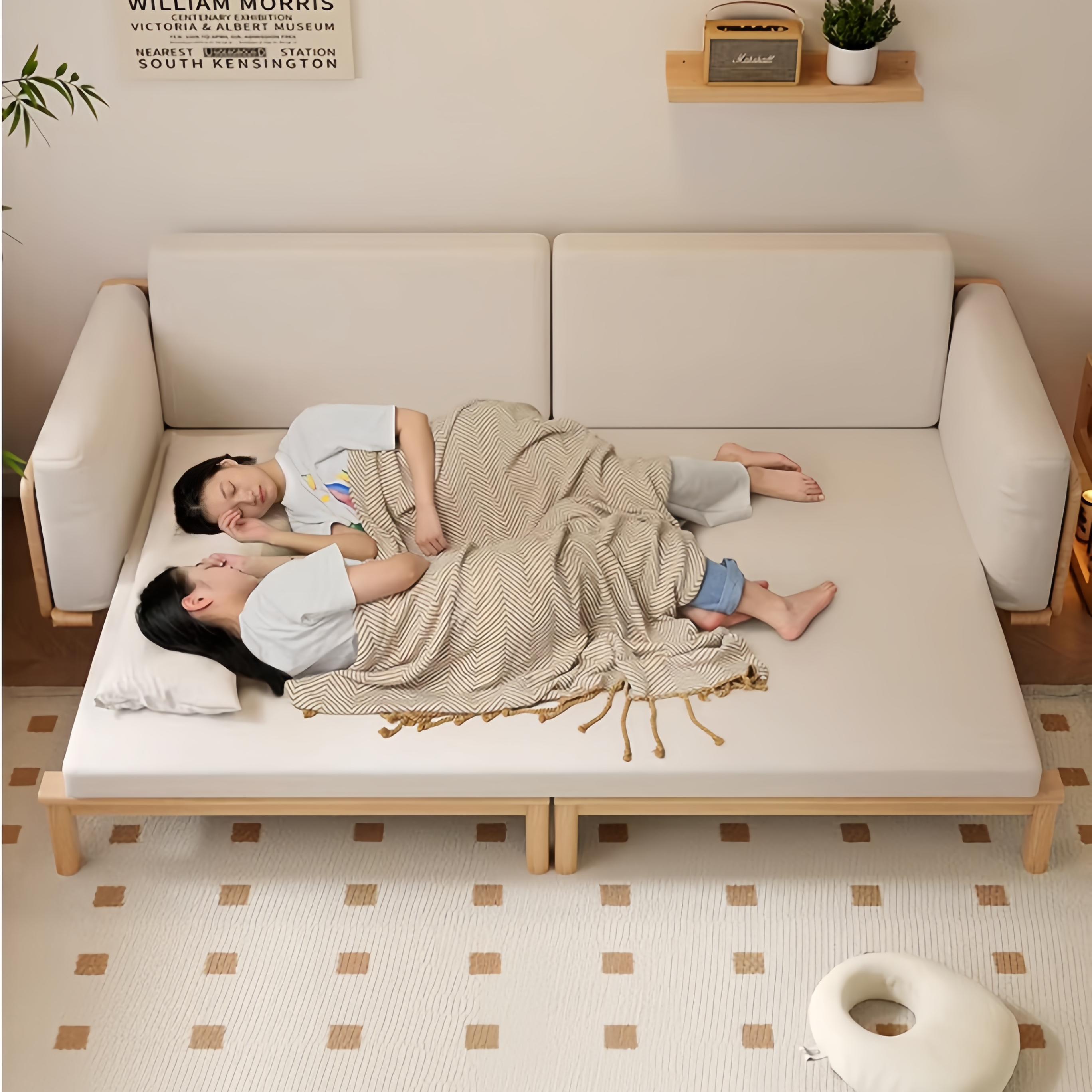 Japandi 無垢材ソファベッド – SPS FURNTIURE Japandi 無垢材ソファベッド – SPS FURNTIURE