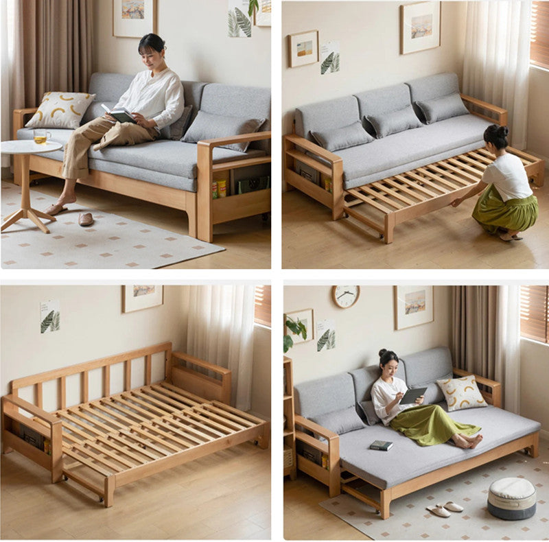 Andi Beech Solid Wood Sleeper Sofa