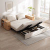 3-in-1 Convertible Sofa Bed with Hidden Desk Armrest and Underneath Storage