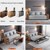 3-in-1 Convertible Sofa Bed with Hidden Desk Armrest and Underneath Storage