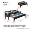 Multifunction Solid Wood Arhat Sofa Bed