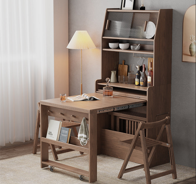campingtisch mit schrank Stallschrank mit ausziehbarem Tisch und Klappstühlen