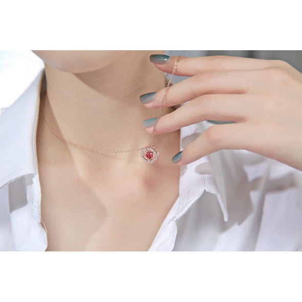 Jumping Crystal Necklace for Women