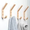 Modern Oak Wooden Coat Wall Hooks