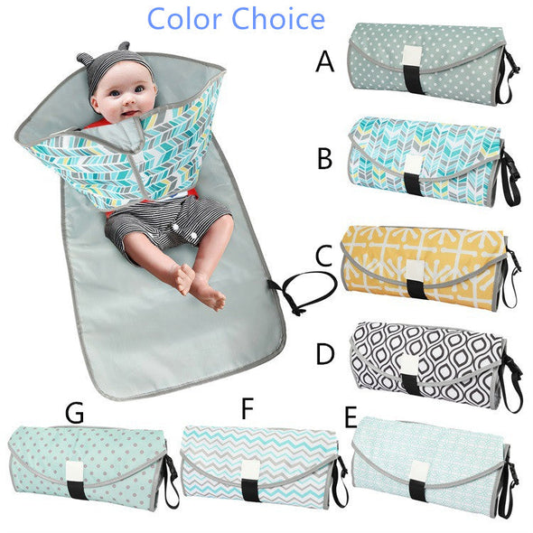 Portable Diaper Changing Clutch