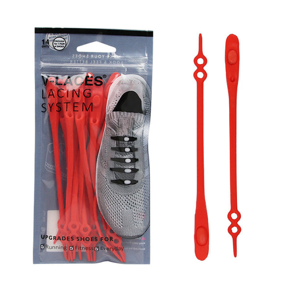 Silicone No Tie Elastic Shoe Laces for Kids and Adults,Best for Sneaker