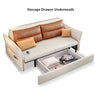 Remote Controlled Power Sleeper Sofa Bed with Underneath Storage Drawer