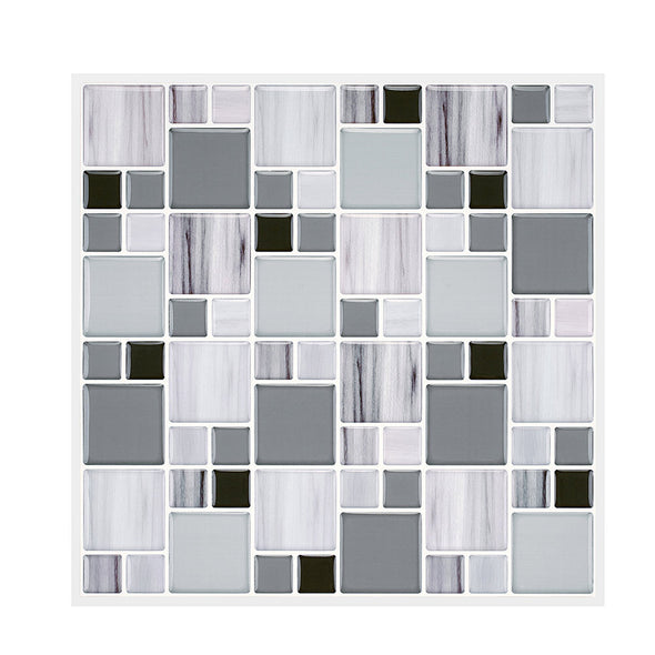 3D Peel & Stick Backsplash Tile-12" x 12"(10 sheets)