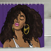 African American Traditional Women Bathroom Shower Curtains