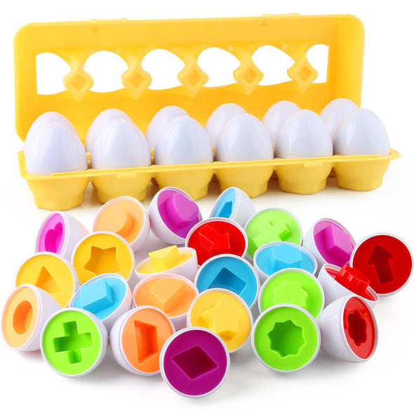 Alphabet Matching Eggs Toddler Learning Toy