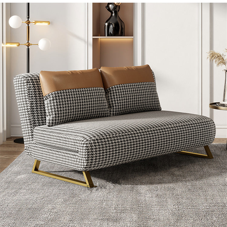Tooth Sofa Convertible and Adjustable Houndstooth Sleeper Sofa Bed – SPS FURNTIURE
